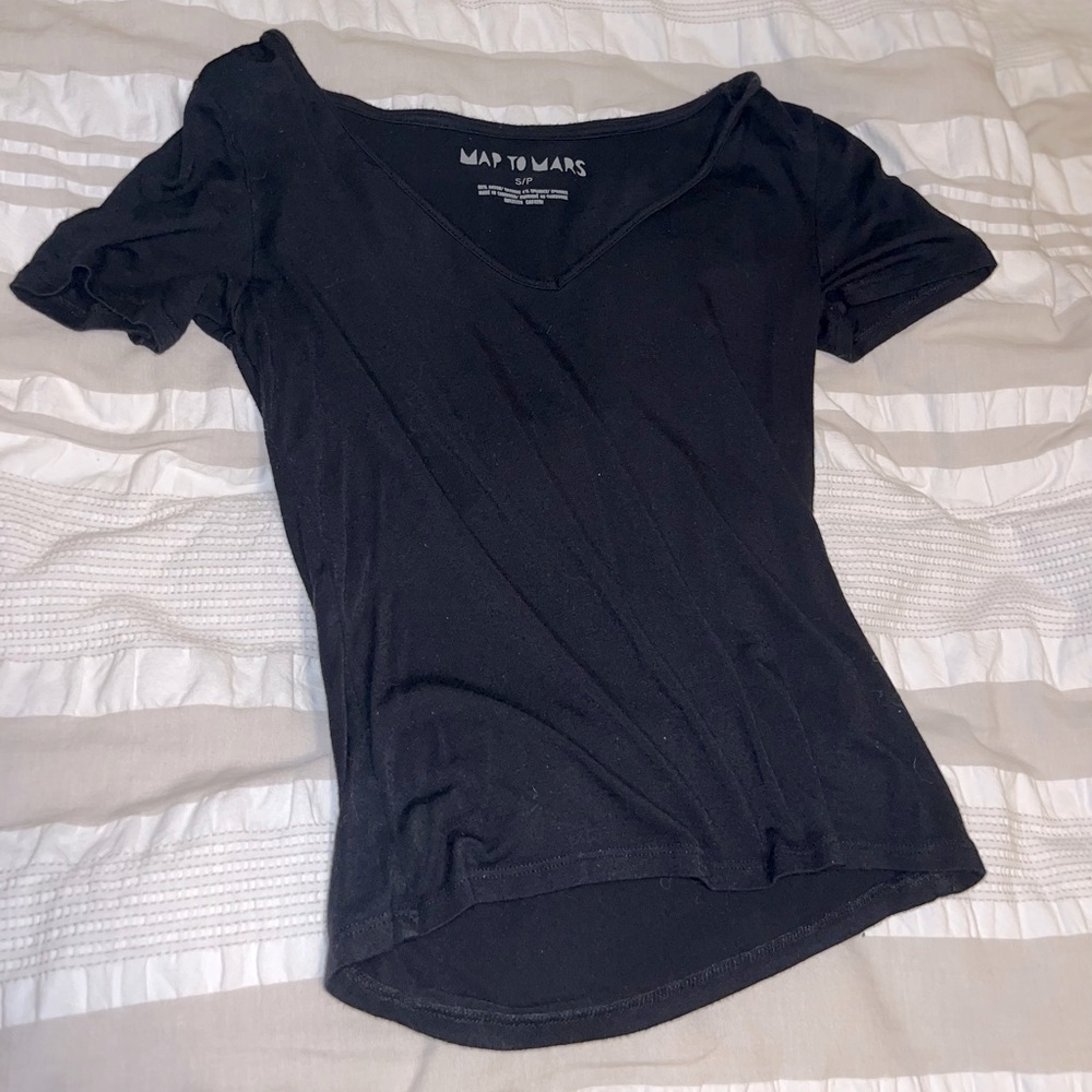 Black crop top